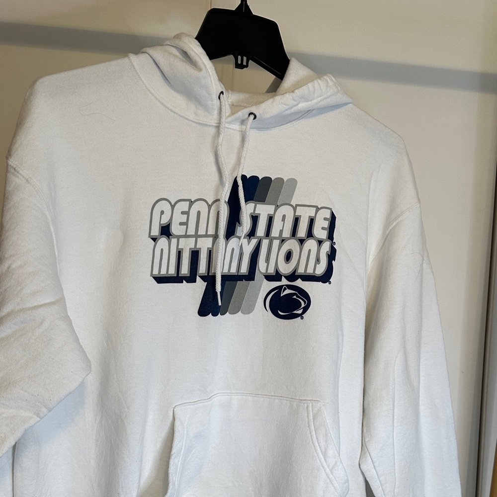 Fruit of the Loom White Penn State Nittany Lions Hoodie - Picture 2 of 6